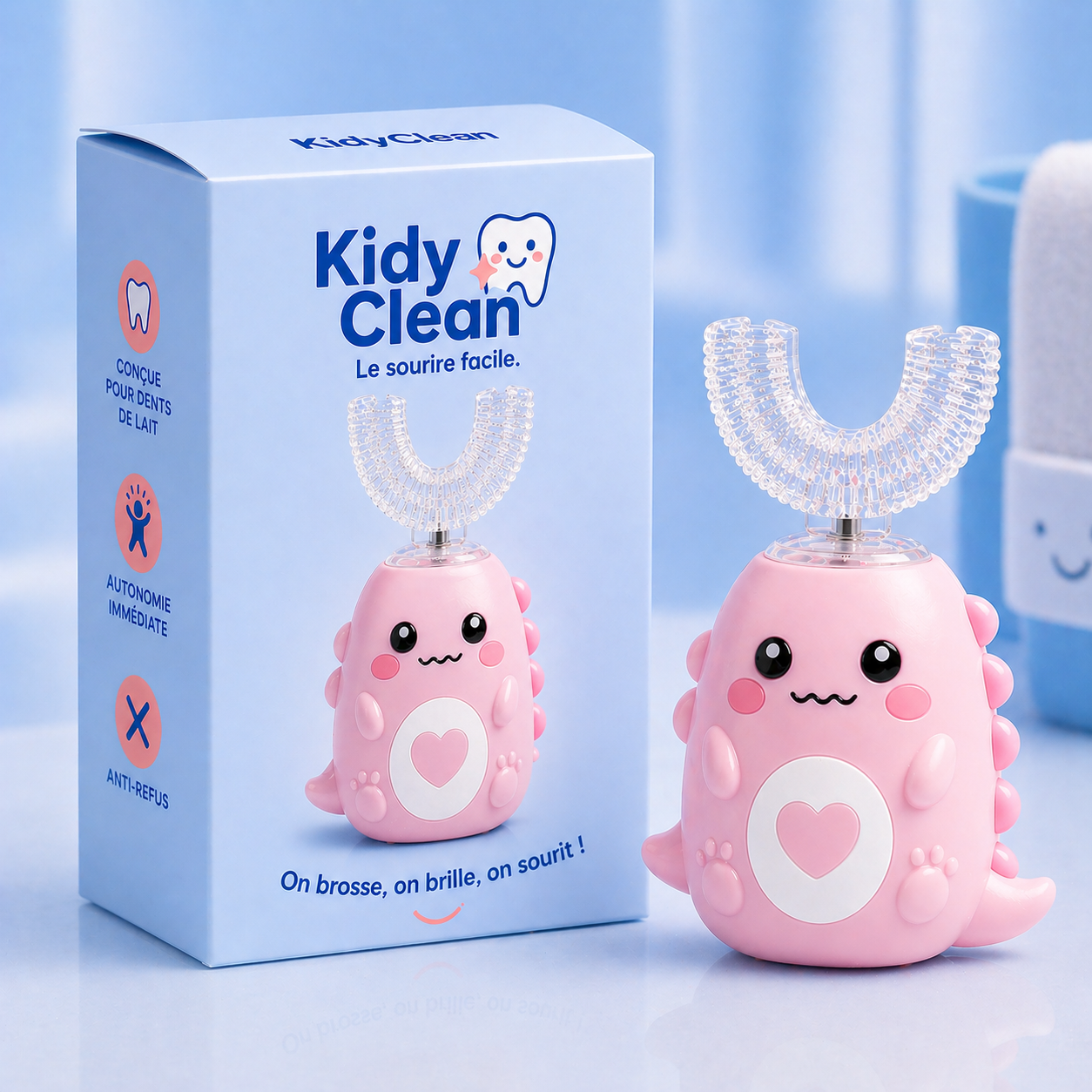 KidyClean™ – Le brossage qui apaise toute la famille