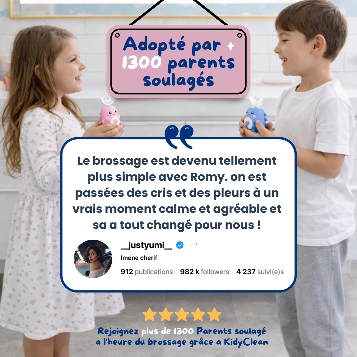 KidyClean™ – Le brossage qui apaise toute la famille